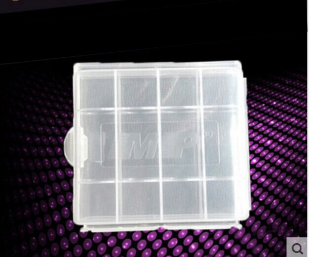MP Plastic Transparent White Battery Case Holder Storage Box Free Shipping For NO.5/NO.7 Battery